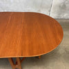 Mid Century Teak Drop Leaf Dining Table