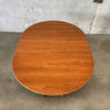 Mid Century Teak Drop Leaf Dining Table