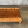 Mid Century Modern Walnut and Oak Coffee Table