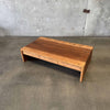 Mid Century Modern Walnut and Oak Coffee Table