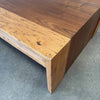 Mid Century Modern Walnut and Oak Coffee Table