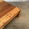 Mid Century Modern Walnut and Oak Coffee Table