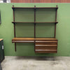 Mid Century Modern 2 Bay Wall Unit