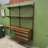 Mid Century Modern 2 Bay Wall Unit