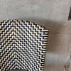 Olive and Cream Woven Cast Iron Patio Chairs #1