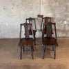 Set of 4 Monterey Furniture Dining Chairs, 1930s - HOLD