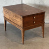 Vintage Walnut End Table With Small Inlay Detail