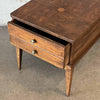 Vintage Walnut End Table With Small Inlay Detail