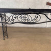 Vintage Iron Rectangle Patio Table and 6 Chair Set