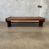 Mid Century Modern Walnut Coffee Table by Brown Saltman