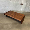 Mid Century Modern Walnut Coffee Table by Brown Saltman