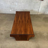 Mid Century Modern Walnut Coffee Table by Brown Saltman