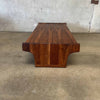 Mid Century Modern Walnut Coffee Table by Brown Saltman