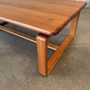 Mid Century Solid Teak Coffee Table