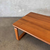 Mid Century Solid Teak Coffee Table