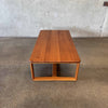 Mid Century Solid Teak Coffee Table