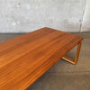 Mid Century Solid Teak Coffee Table