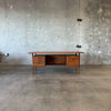 Danish Modern Teak Desk By Kai Kristansen For Feldballes Mobelfabrik 1960s