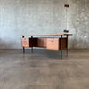 Danish Modern Teak Desk By Kai Kristansen For Feldballes Mobelfabrik 1960s