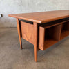 Danish Modern Teak Desk By Kai Kristansen For Feldballes Mobelfabrik 1960s