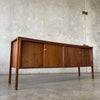 Mid Century Modern Walnut Wood Credenza