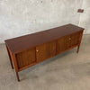 Mid Century Modern Walnut Wood Credenza