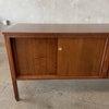 Mid Century Modern Walnut Wood Credenza