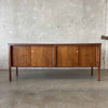 Mid Century Modern Walnut Wood Credenza