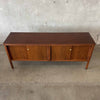 Mid Century Modern Walnut Wood Credenza