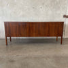 Mid Century Modern Walnut Wood Credenza