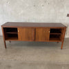 Mid Century Modern Walnut Wood Credenza