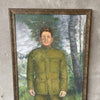 WWI Solider Oil On Canvas Portrait Painting