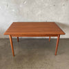 Mid Century Danish Modern Teakwood Dining Table