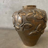 Art Nouveau Cast Metal Butterfly Design Vase