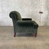 Vintage Ralph Lauren Green Velvet Lounge Chair