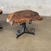 Pair of Mid Century Live Edge Side Tables