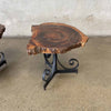 Pair of Mid Century Live Edge Side Tables