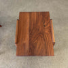 Pair of  Mid Century Solid Walnut Custom Made Side Tables