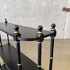 Regency Style Black & Gold Shelf