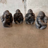 Three Wise Monkeys  By Joseph Vaca In Bronze