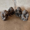 Three Wise Monkeys  By Joseph Vaca In Bronze