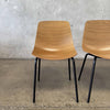 Set of Four Clean Cut Dining Chairs By Blu Dot