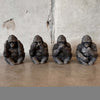 Three Wise Monkeys  By Joseph Vaca In Bronze