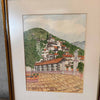 Pair of Vintage Paintings Taxco Mexico Jose Valesquez