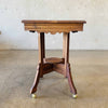 1950's Antique Oak Parlor Table, End Table