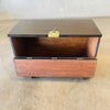 Vintage Korean Wood & Brass Storage Chest