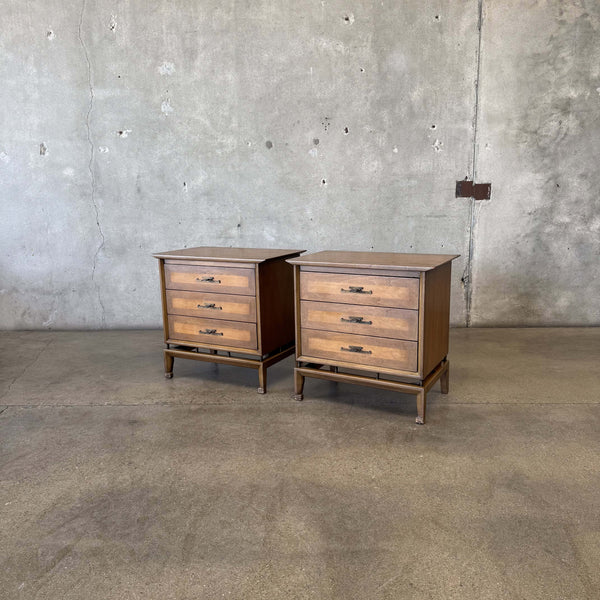 Mid Century Modern "White Furniture Co." Nightstands