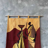 Mid Century Modern Fiber Art Tapestry