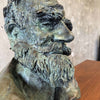 Bronze Bust Sculpture, Signed Hedy Miller, 1992