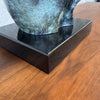 Bronze Bust Sculpture, Signed Hedy Miller, 1992